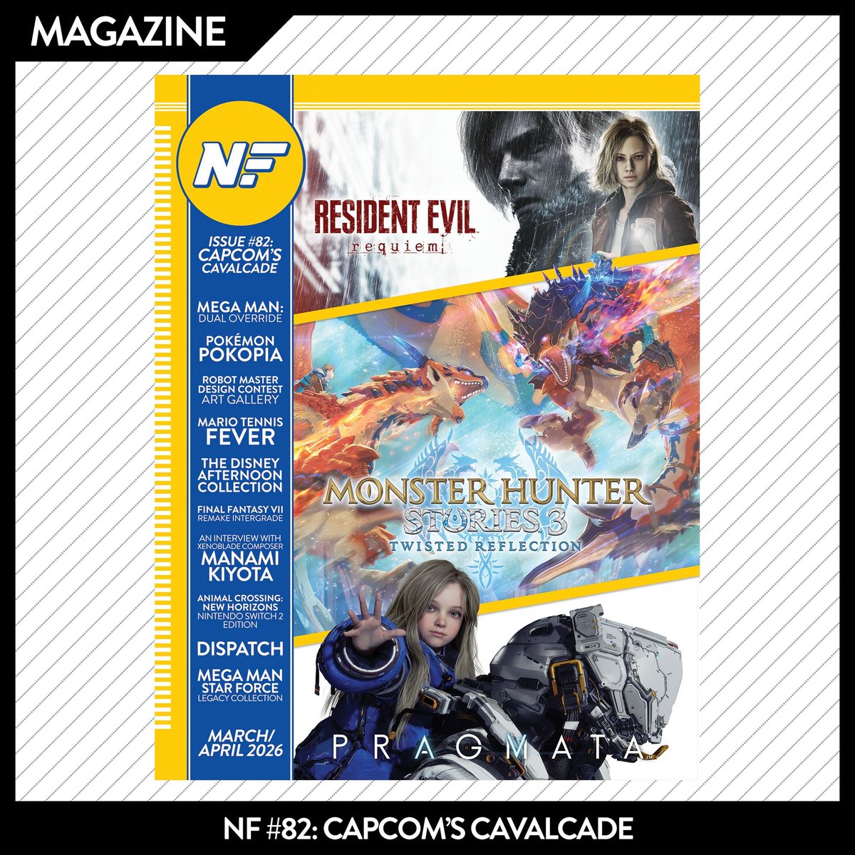 Nintendo Force magazine issue #82 includes a double-sided poster