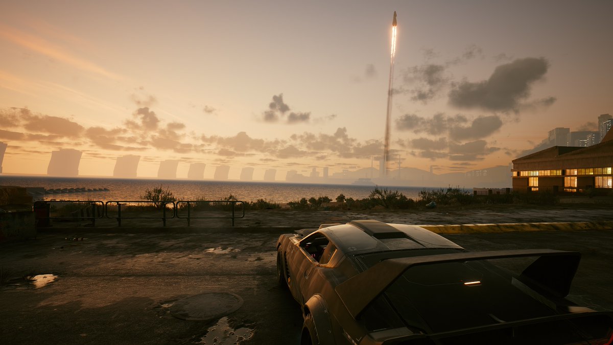 Sardukhar's tweet photo. @CyberpunkGame Couple. Sunrise and sunset. Add a little hope into your Dark Future. https://t.co/KXqu2R9uux