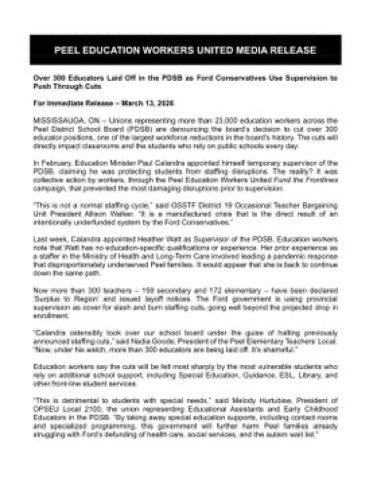 OPSEU 2100 tweet media