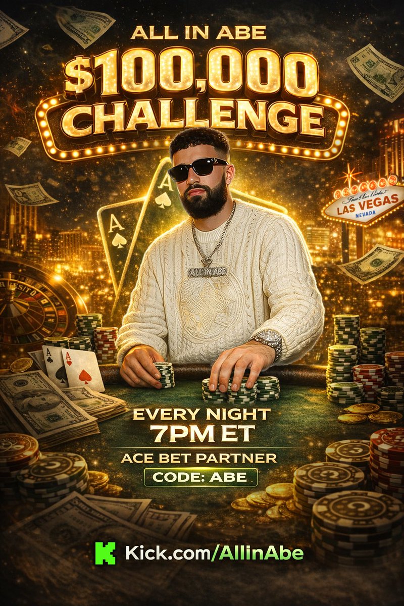ALL IN ABE🃏 tweet media