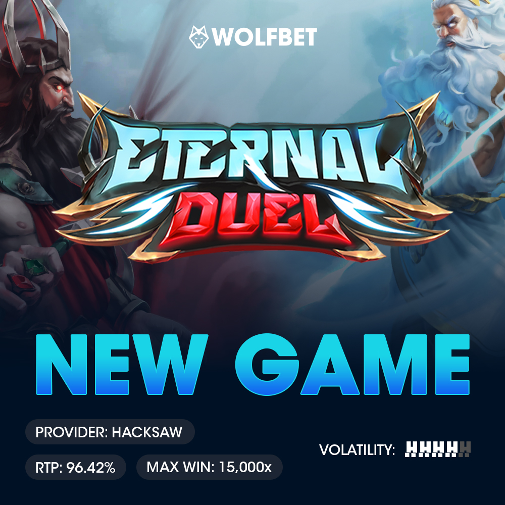 Eternal Duel is now LIVE 🔥⚡

Two brothers. Two Realms. One Destiny.
Join the battle of gods and win up to 15,000x your bet 💸

❤️ + 🔁 + username for a chance to win a BONUS CODE 🎁