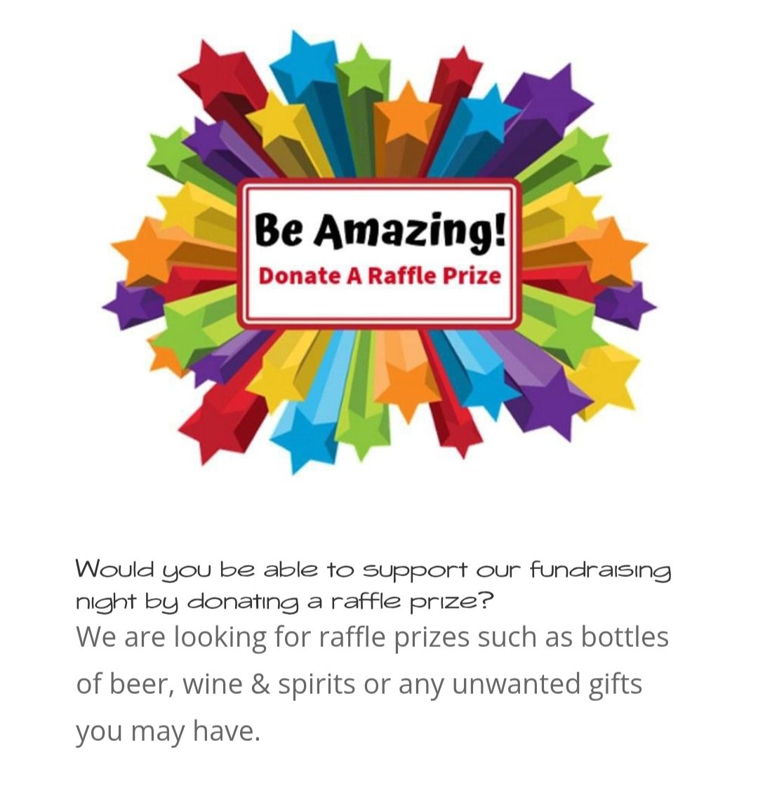 Would anyone like to donate a raffle for next Saturday fundraiser