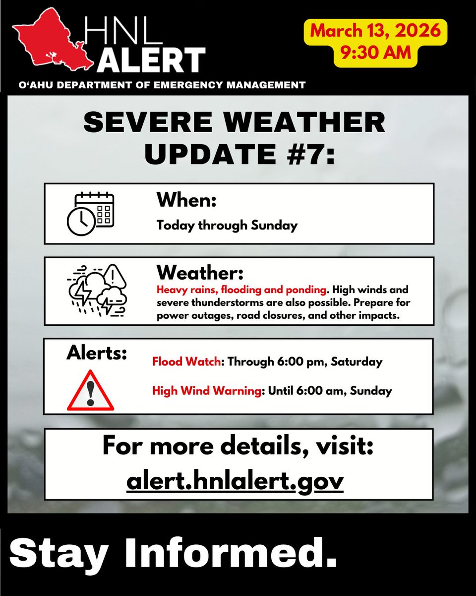 Oahu Emergency Mgmt. tweet media