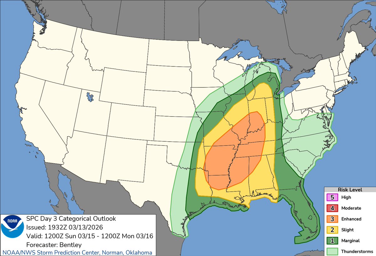 NWS Storm Prediction Center tweet media