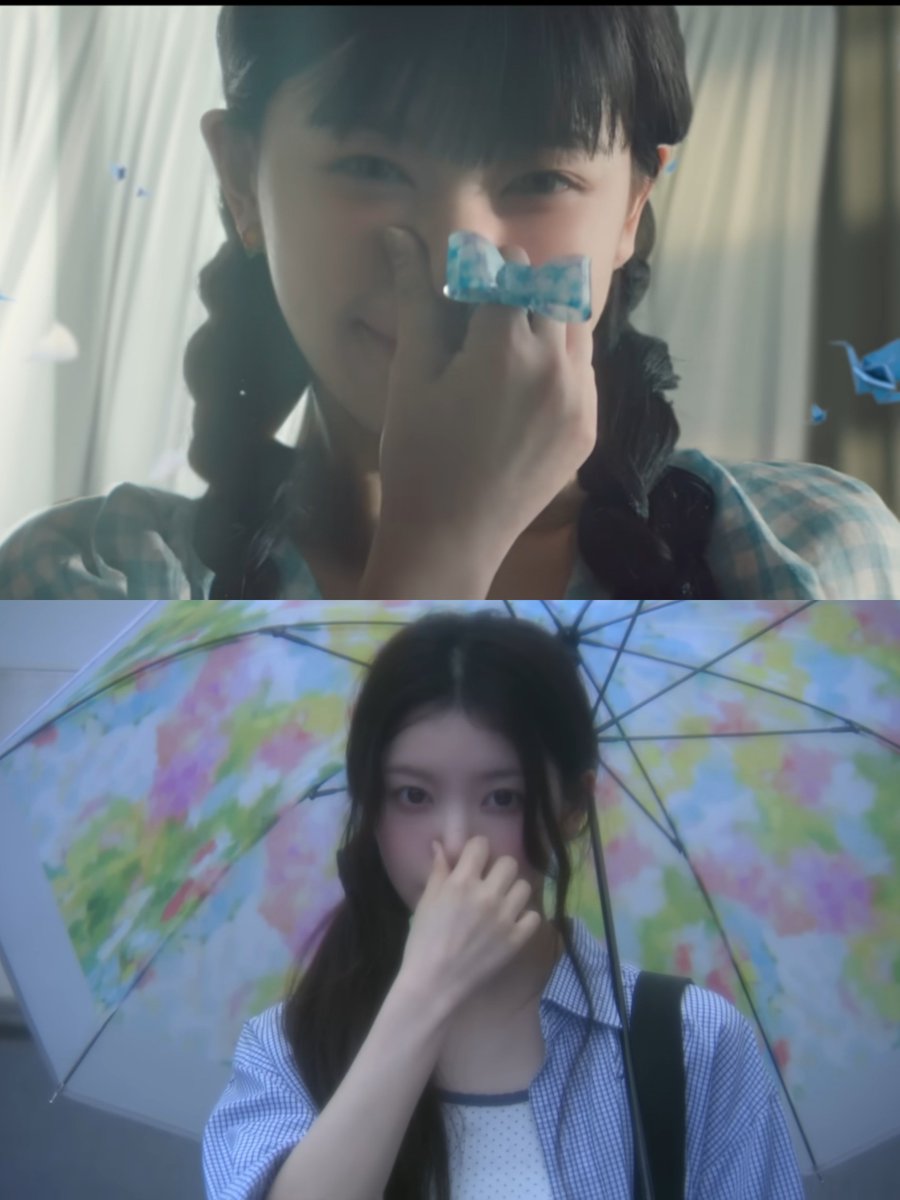 cupidmka's tweet photo. fun fact: did you know that moka from illit is a big fan of jojo's bizarre adventures? did you know that illit's japanese debut "toki yo tomare" aka "time, stop!" is also a jojo reference? and that moka's super power is stopping time by holding her breath? https://t.co/IkLAJZWLXN