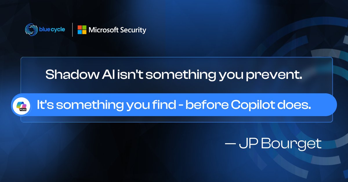 jp_bourget's tweet photo. 40+ Copilot assessments. Every single one had Shadow AI.
One firm had a strict "no external AI" policy. 
PII in ChatGPT. Earnings in Claude. Board deck in Gemini.
The CISO had no idea.
Book a free assessment: https://t.co/83JYAYdogQ
#ShadowAI #Datasecurity #Microsoftcopilot https://t.co/805wA50zSz