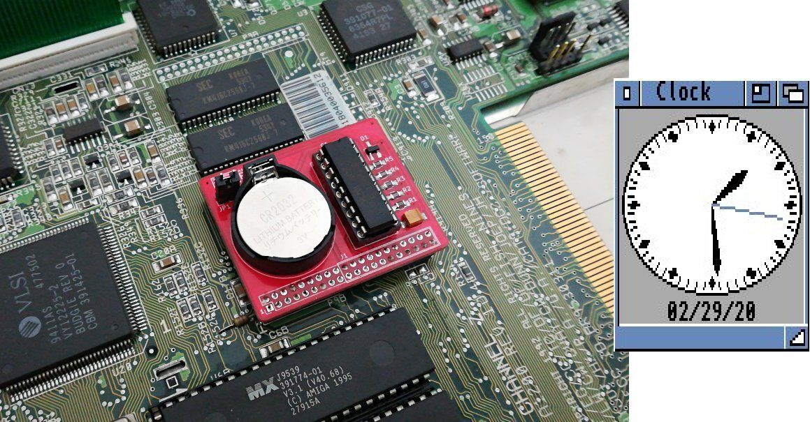 Commodore_lives's tweet image. Tutorial - Das RTC Modul für den Amiga 1200 - buff.ly/1Rhiye1 #commodore #howto