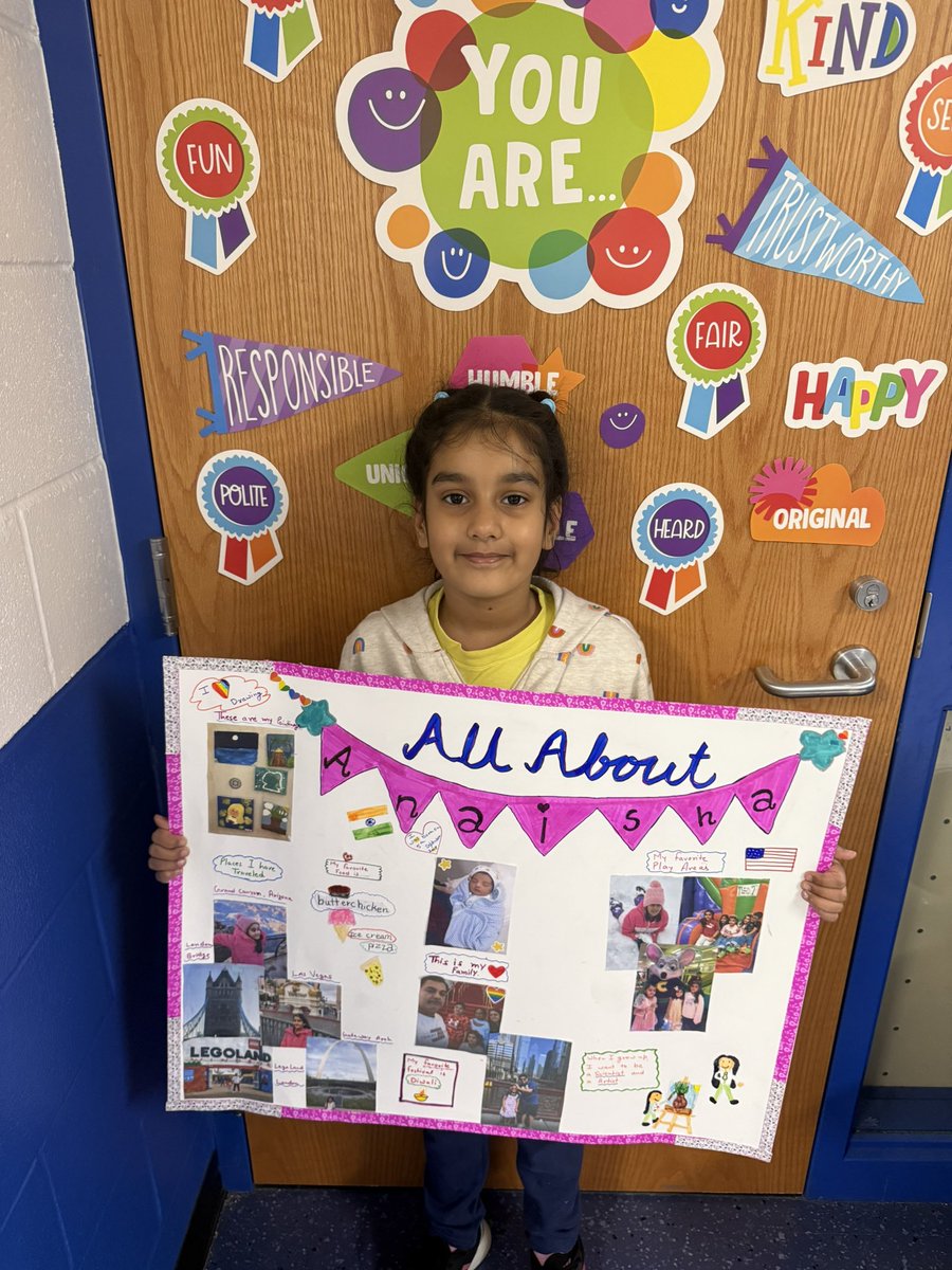 Our ⭐️Star Student⭐️ this week!! We had so much fun learning all about her!
