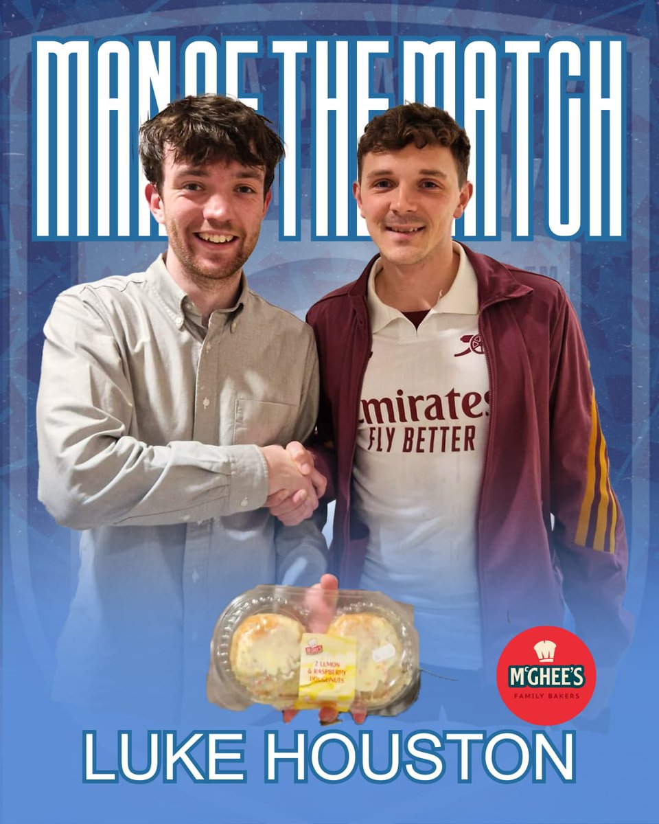 AmbassadorsFG's tweet photo. A great all round performance and a double hat-trick earns Luke the McGhees man of the match. #MakeSureItsMcGhees 😋❤️ https://t.co/oXbsJcGIc8
