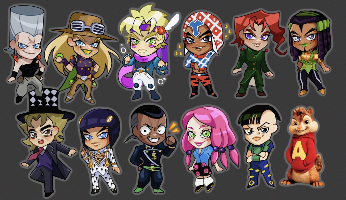 cursed chibis 

#JoJosBizarreAdventure #jjba