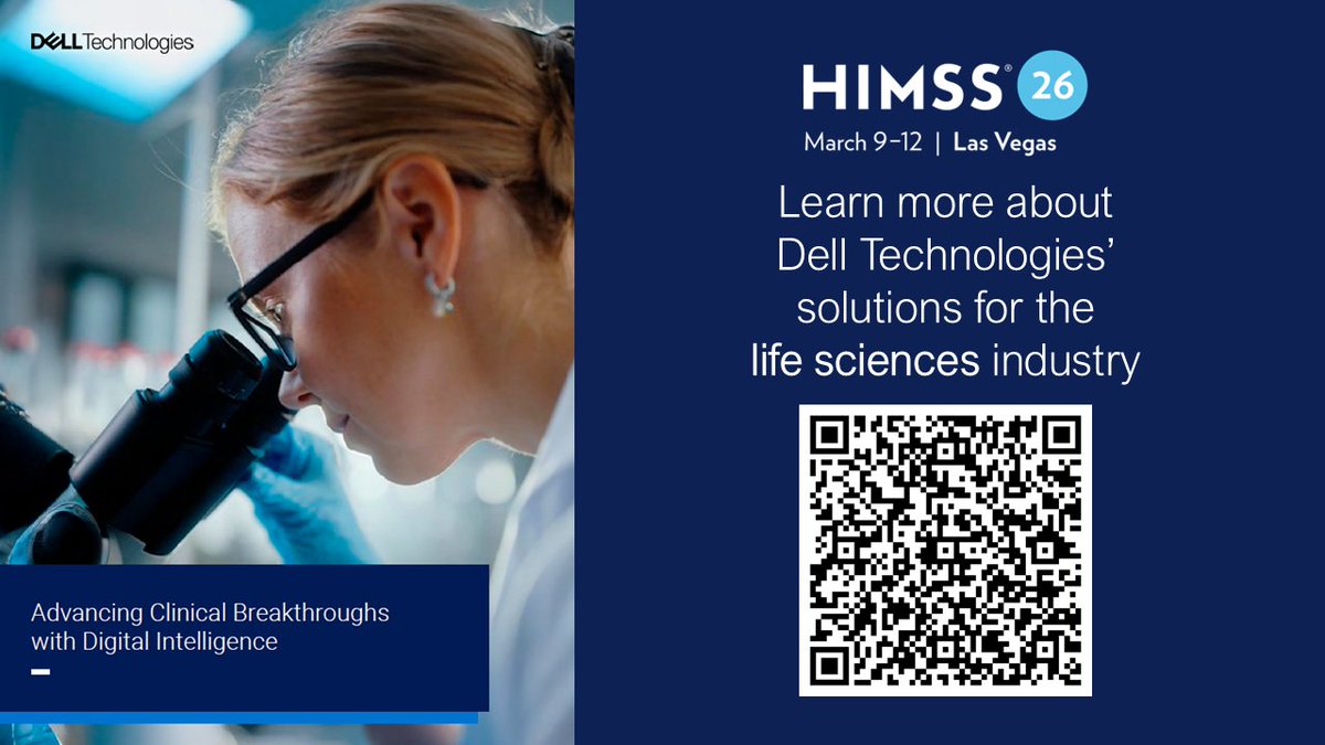 GoldenGerhard's tweet photo. Thank you to everyone who joined us at #HIMSS26! We're incredibly grateful for all the attendees who stopped by the @DellTech and @intel booth, mingled at our social meetups, tuned into our presentations, and explored the innovative demos alongside us and our amazing partners. Your energy and insights made this event unforgettable - let's keep the conversations going using the QR codes below!

@3drlabs  #Absolute @AvatarMedical @Barco @CapsaHealthcare @CrowdStrike #Deepgram @Deloitte #Elo @howardmedical @IterateAI @jetcool_usa @Kyndryl @lexmark Medical Informatics Corp. (#MIC) @MEDITECH #Epic @oleakiosks @WeArePenguin @PhoenixChildren #ProMobix @Rackspace @SealShield @sentieon #Spectralink @teknicor @toptal #Zebra Technologies @AMD @nvidia

#TransformHIT #iwork4dell