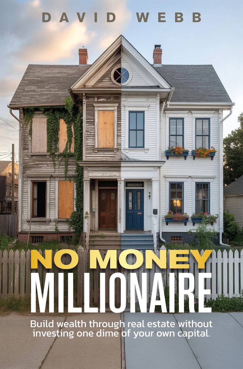 Writers_PIF's tweet image. David Webb started with nothing and built a thriving real estate portfolio. Now he’s teaching you how to do the same in "The No Money Millionaire". Get your copy today on Amazon.
amzn.to/46eB3rV

#MillionaireMindset #InvestWithoutMoney #RealEstateTraining #NoMoneyNeeded