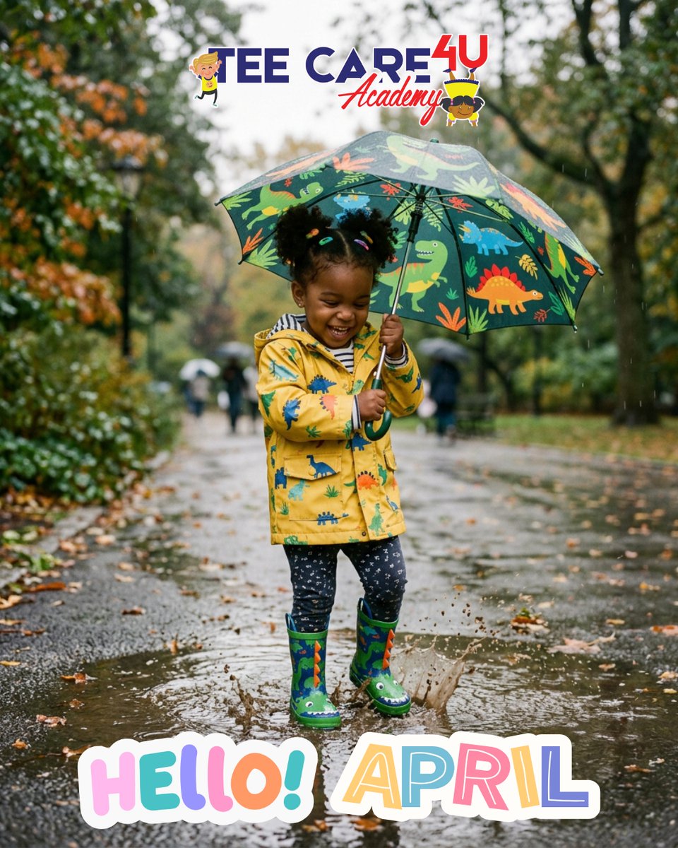 TeeCare4U's tweet photo. 🌸 Hello April! Did you know April brings spring rain, blooming flowers, and baby animals? 🌷🌦️ A perfect time for kids to explore nature, learn, and grow! #HelloApril #TeeCare4U #SpringLearning https://t.co/tSpOZxzBmW