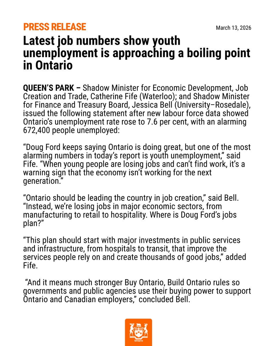 Ontario NDP tweet media