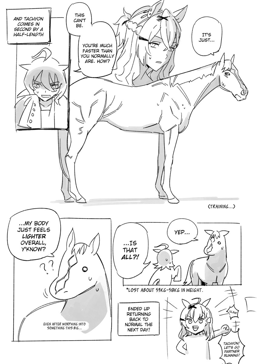 EN Translation by <a href="/RagingAsn_/">RagingAsn</a>
Artist Comment: Pokke Turned Into A ??? sequel + Omake

(Part 1/2)
A sequel that takes place right in the middle of the original story

영어 번역입니다!
다음에 또 봐요!
#UmaTranslations