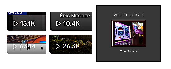 Mes chansons attirent l'attention, merci!🙂
My songs are getting attention, thank you!🥰
Nouvel album et plus _ New album and more:::
CLICK: youtube.com/@ericmessierco…  And all other platforms
#ericmessier #voicilucky7 #NewRelease #originalalbum #rock #pop #folk #montreal #Quebec