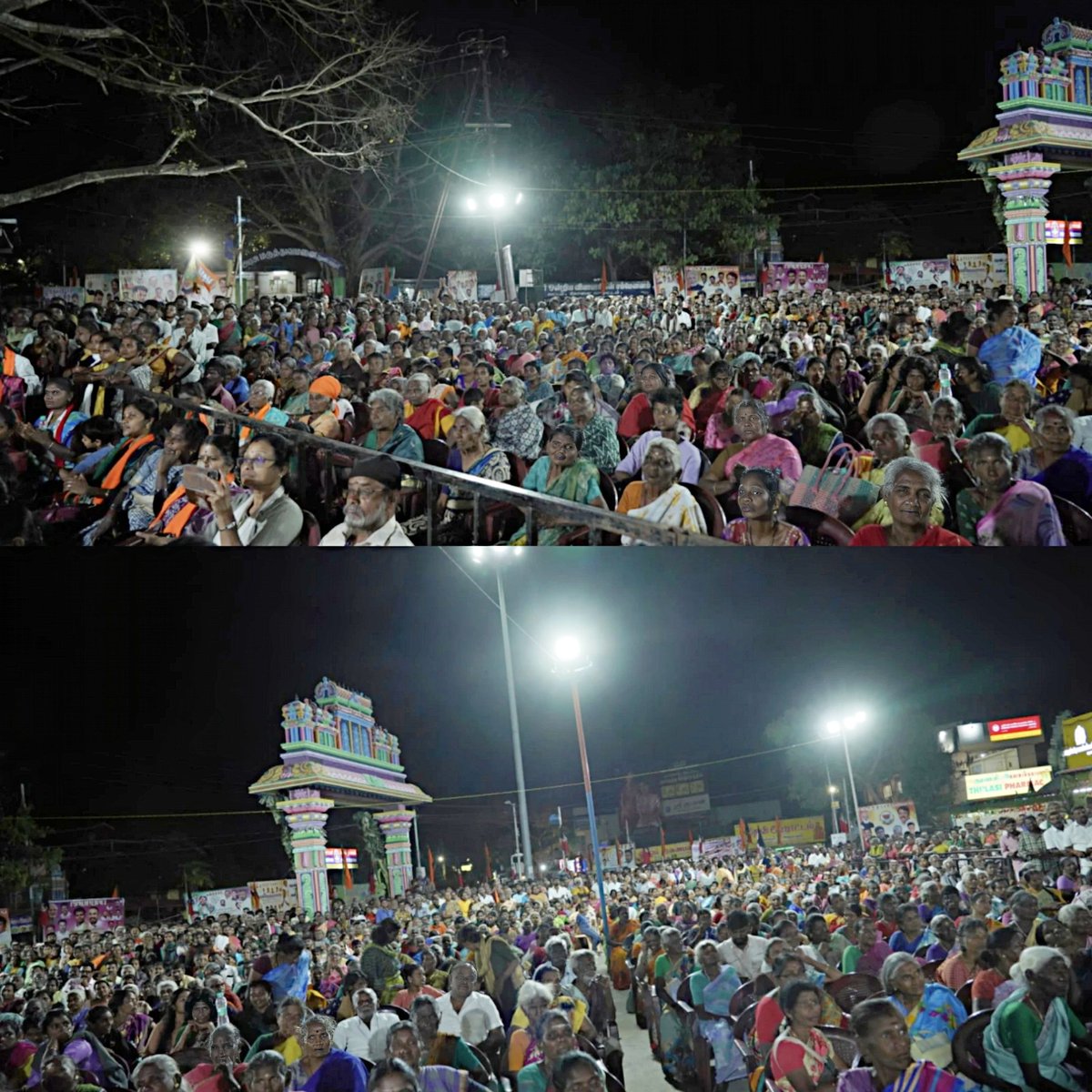 SPVelumanicbe's tweet photo. மாண்புமிகு கழகப் பொதுச்செயலாளர், புரட்சித்தமிழர், அண்ணன் திரு. #எடப்பாடியார் அவர்களின் ஆணைக்கிணங்க,

#கோவை மாவட்டம், #தொண்டாமுத்தூர் மாரியம்மன் கோவில் திடலில் தெருமுனைப் பிரசாரக் கூட்டத்தில் கலந்துகொண்டு பொதுமக்களிடம் வாக்கு சேகரித்தேன்.

உடன், @BJP4TamilNadu முன்னாள் தலைவர் திரு. @annamalai_k, கழக நிர்வாகிகள் மற்றும் தேசிய ஜனநாயகக் கூட்டணிக் கட்சி நிர்வாகிகள், தொண்டர்கள்.

மக்கள் மீது கொஞ்சமும் அக்கறையற்ற திமுக அரசை வீட்டுக்கு அனுப்ப வேண்டும் என்ற ஒற்றை இலக்கையே தற்போது தமிழக மக்கள் கொண்டிருக்கிறார்கள். 

தற்போதைய ஆட்சியில் தினம்தினம் தாங்கள் படும் துயரங்களை எண்ணி மிகுந்த கோபத்தில் கொந்தளித்துக்கொண்டிருக்கும் தமிழ்நாட்டு மக்கள், தேசிய ஜனநாயக் கூட்டணிக்கு வாக்களித்து, மிகப்பெரிய வெற்றியடையச் செய்து, மாண்புமிகு புரட்சித்தமிழர் அண்ணன் திரு. #எடப்பாடியார் அவர்களை முதலமைச்சராக அரியணை ஏற்றக் காத்துக்கொண்டிருக்கிறார்கள்.

மக்கள் நினைக்கும் மாற்றம், மக்களால் விரைவில் நிகழும்.

@EPSTamilNadu @AIADMKOfficial #AIADMK #அஇஅதிமுக