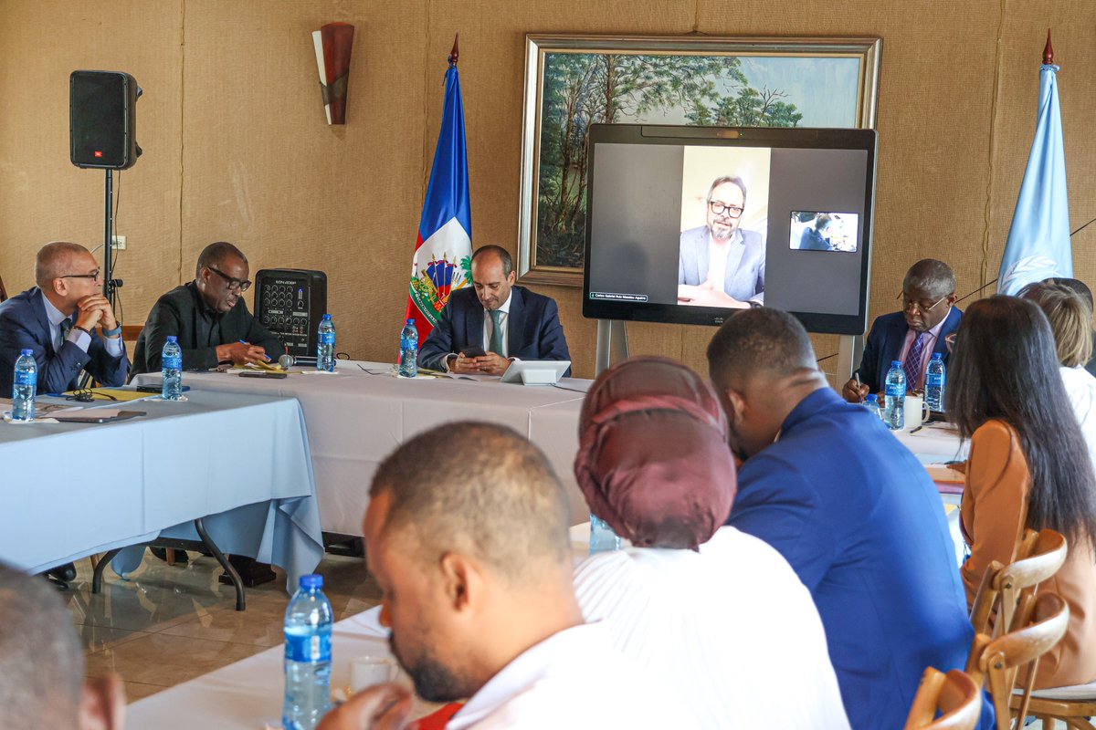 BINUH_UN's tweet photo. As part of its good offices, #BINUH facilitated      a meeting on March 13 with representatives of political parties on the implementation of the National Pact for Stability and the organization of elections. https://t.co/5mwBa3bBsT