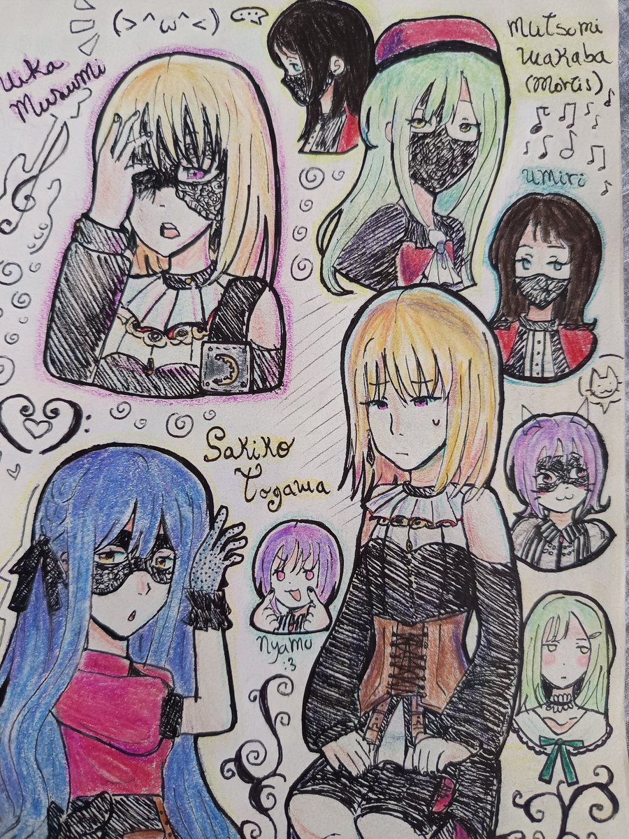 Ave Mujica Drawings!! It was a practice with coloring :3
#BanGDream #bandoriart #AveMujica発見