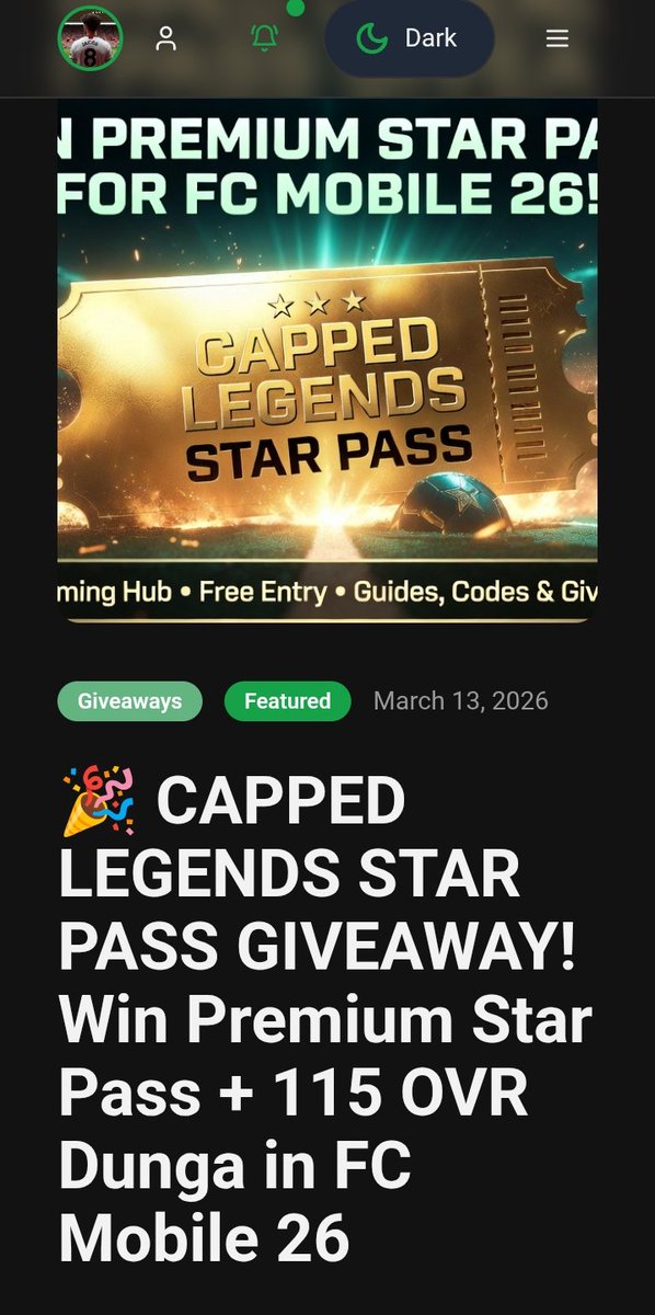Jacobek08's tweet photo. Capped Legends STAR PASS Giveaway 🎉

Click the link below and read the instructions from the article to participate 👇 https://t.co/GY5bMyfIDg https://t.co/DgpW7eurwZ