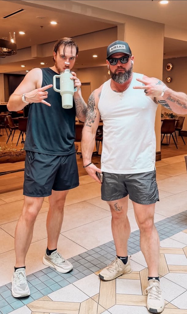 Patrick03215717's tweet photo. That one time Nick took me for a run and I about died
#fitness #running #crossfit #bluecollar
#blessed https://t.co/G3aETjBPaL