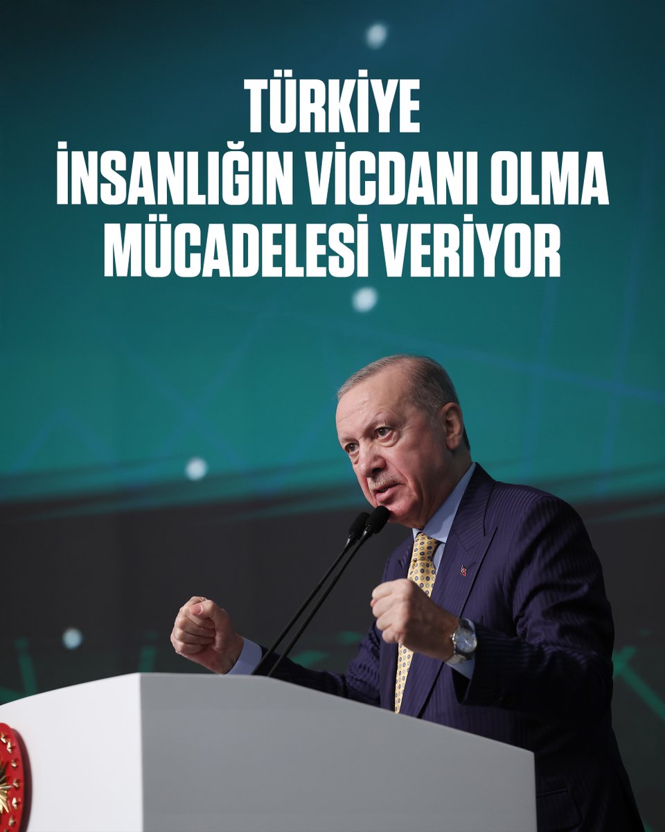 Aileleri tamamen yok edilen on binlerce Gazzeli, Suriyeli çocuğun dramı, sanal âlemin sahte vicdan sahnesinde sürüsünden ayrılan bir penguen kadar gündeme gelmedi.

Türkiye olarak vicdan tutulmasına uğramış böyle bir dünyada insanlığın vicdanı olmanın mücadelesini veriyoruz.