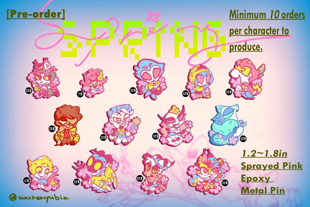 Pre-orders are now open! A little over a week ago I suddenly had a lot of inspiration💡💥, so I drew a lot—13 characters in total. I really hope to see them all reach their final goal! Thanks in advance for repost! 🫶
xpersonatoy.com/products/pre-o…