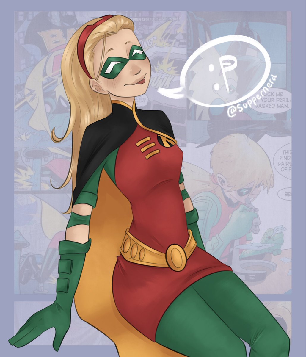 suppernerd3's tweet photo. If you hate her you will die and go to hell #stephaniebrown #Robin #dcfanart https://t.co/SR7E0Zolym