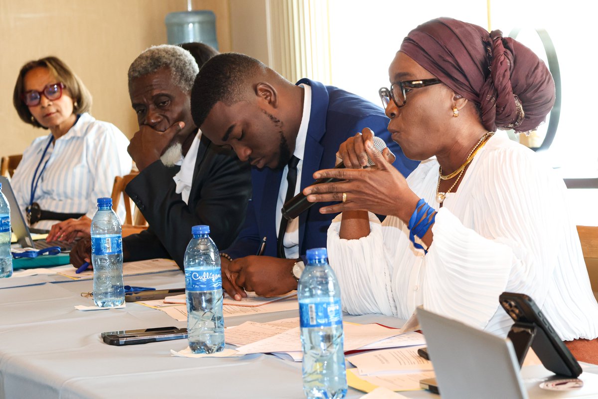 BINUH_UN's tweet photo. As part of its good offices, #BINUH facilitated      a meeting on March 13 with representatives of political parties on the implementation of the National Pact for Stability and the organization of elections. https://t.co/5mwBa3bBsT