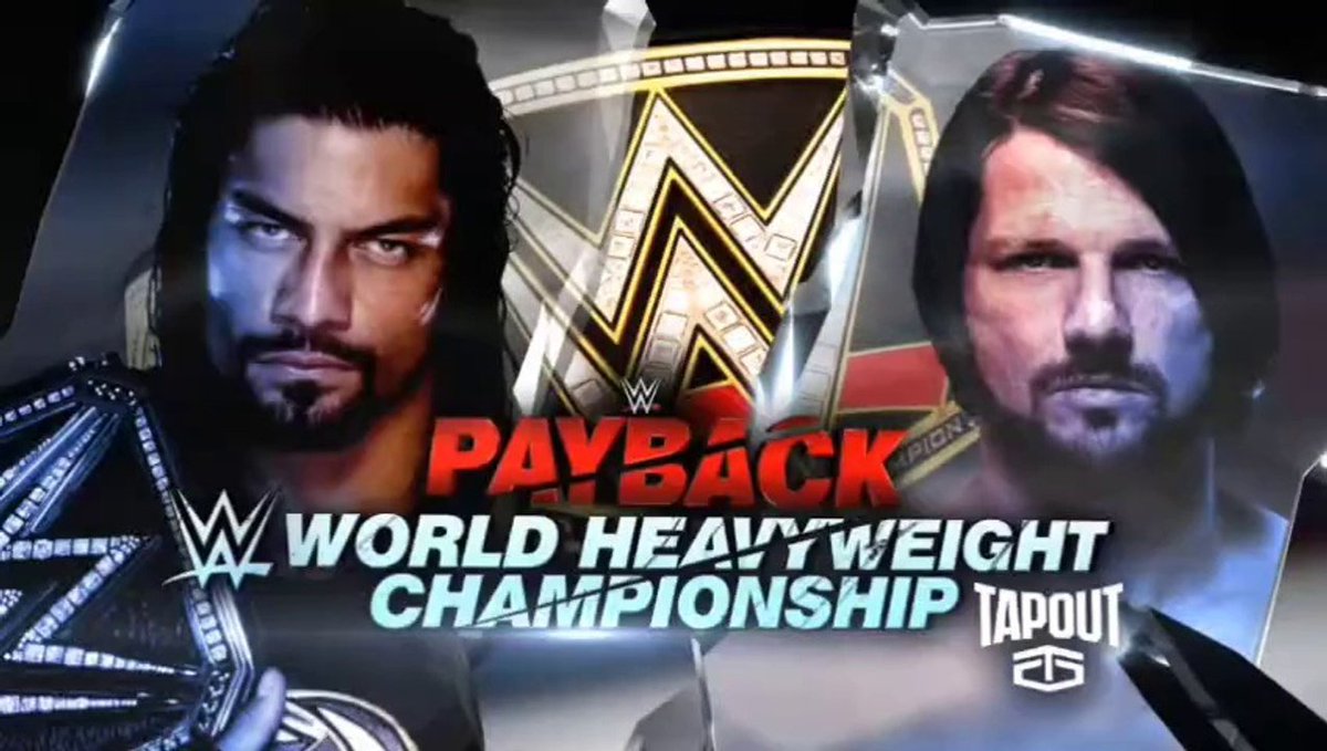 demon_03wichol's tweet image. 31.- Roman Reigns Vs. Aj Styles - #WWEPayback 2016