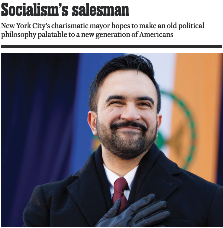 HillsdalePR's tweet photo. Mamdani can't make socialism work long-term. @Hillsdale economist Dr. Pongracic explains why. 

“It taxes the productive people in the economy, and when it taxes them, it incentivizes them to actually work less and to create less tax revenues. Bureaucracies will inevitably want to spend more and will run out of money.”

Full @WNGdotorg article below. @freire_emma