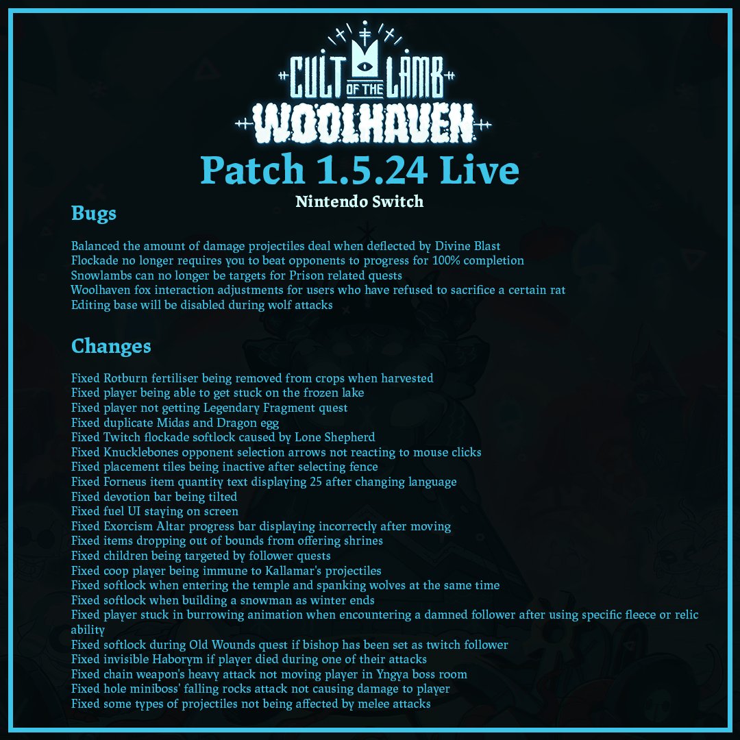 Cult of the Lamb Support 🙏🐑 tweet media