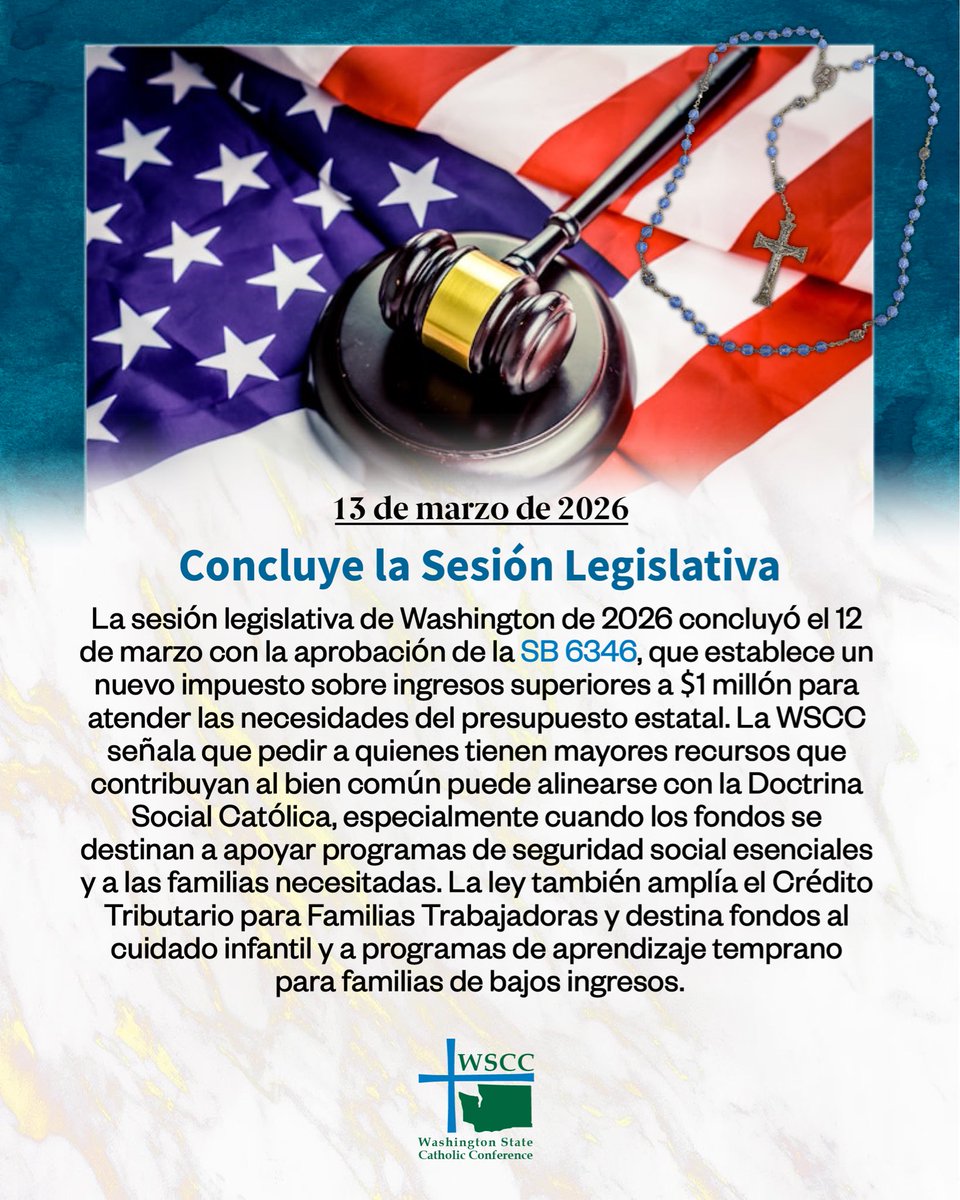 Washington State Catholic Conference (WSCC) tweet media