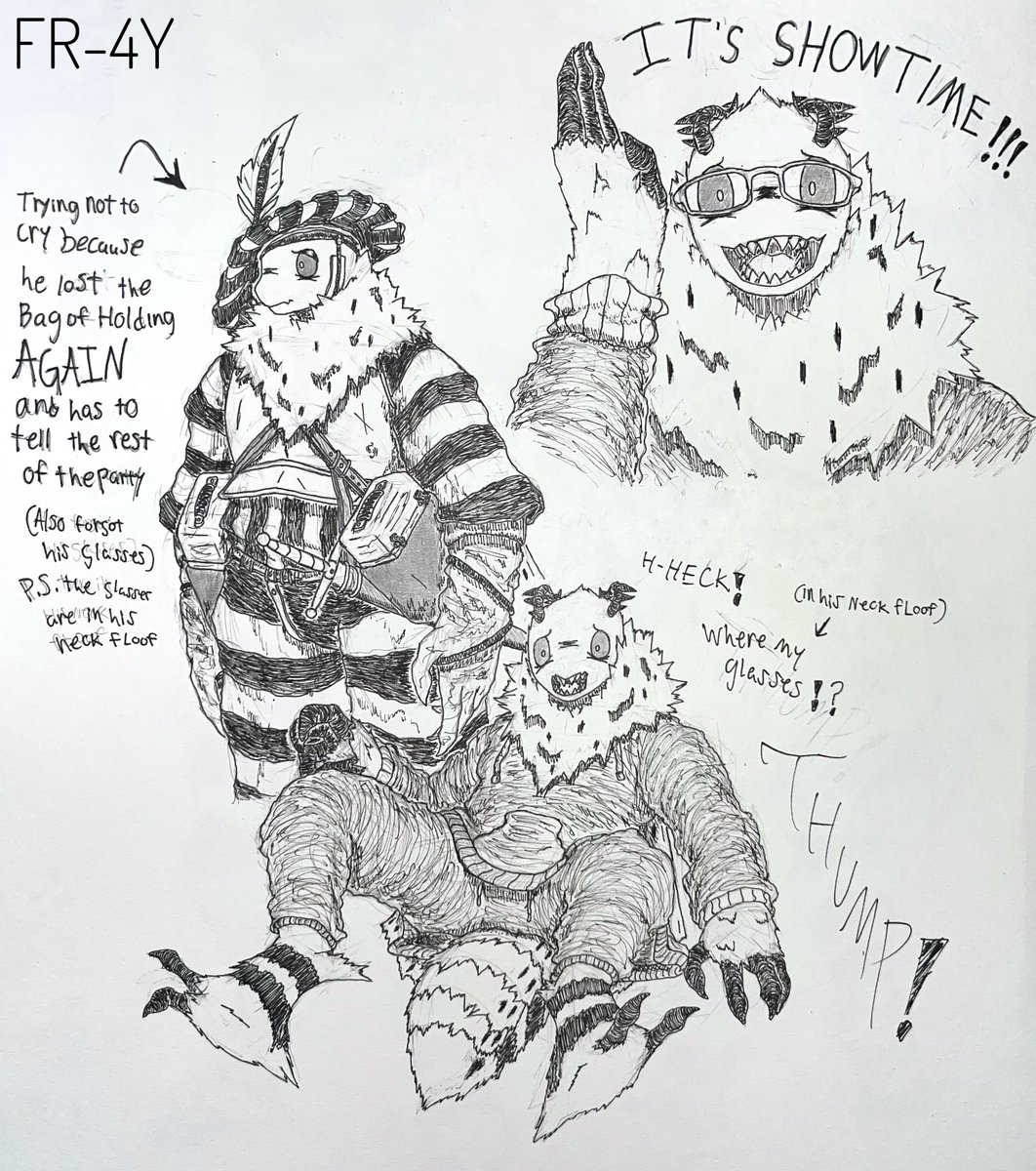 FR_4Y's tweet photo. Needed a small break
So here a small quick doodle pile of my moth OC
He weird like me :)
Will go back to working on one shot now
#furry #furryart #furryoc #bug #bugoc #moth #mothoc #bugfurry https://t.co/ULNavBrw9W