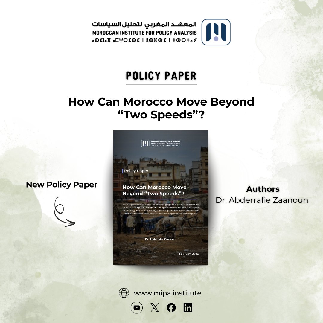 Moroccan Institute for Policy Analysis tweet media