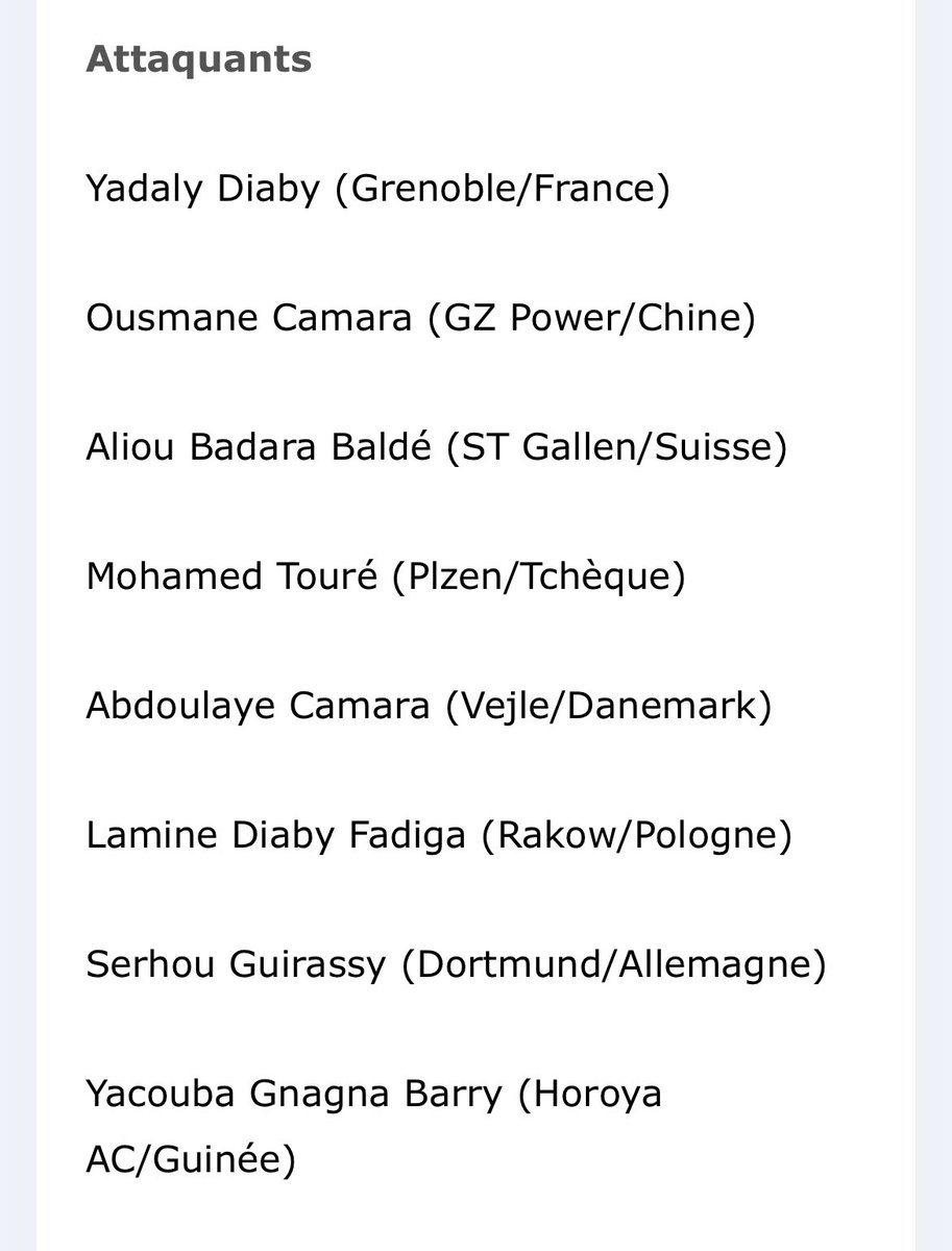 𝗝𝗼𝘂𝗲𝘂𝗿𝘀 𝗚𝘂𝗶𝗻𝗲́𝗲𝗻𝘀 🇬🇳🐘 tweet media