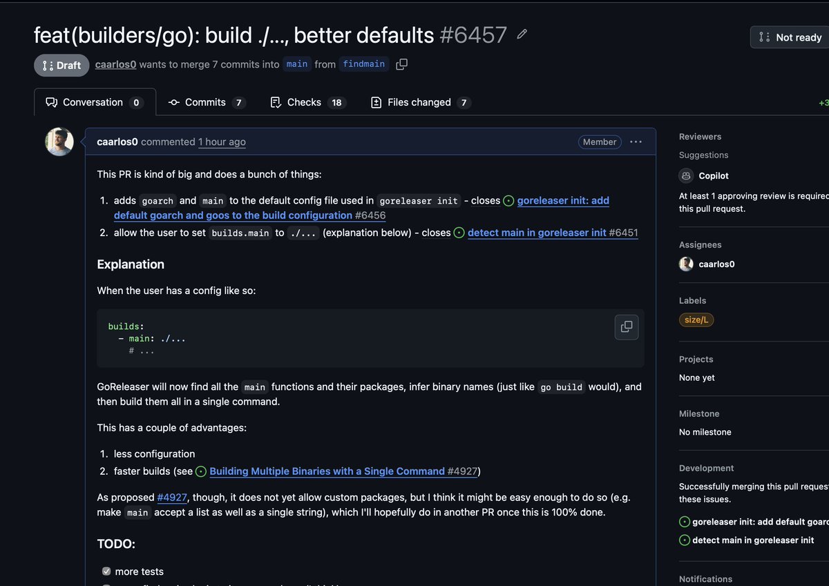 GoReleaser tweet media