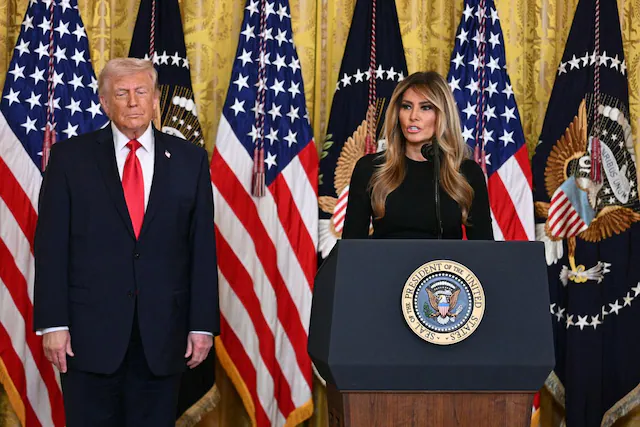 StunningMelani's tweet image. “The strength of America is closely tied to the role women play in shaping their children’s character, education, and morals,” she said, noting that values developed within families and communities ultimately shape future generations.
#StunningMelania #BestFirstLady #MelaniaTrump