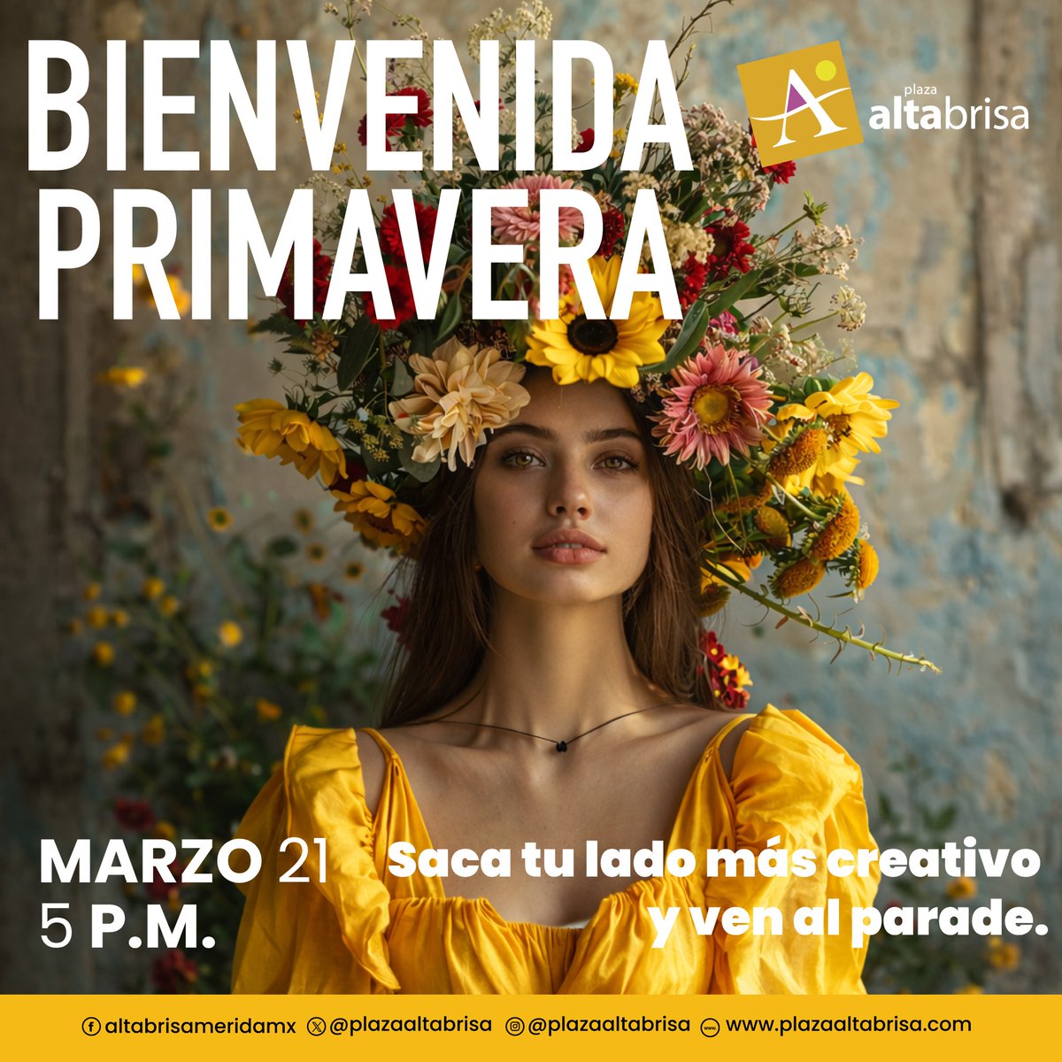 ¡Pequeños, es su momento de brillar!
Vengan caracterizados de sus personajes favoritos de primavera y llenemos #PlazaAltabrisaMérida de color, flores y mucha diversión. 🐝🌼

Los esperamos para disfrutar en familia de nuestro parade primaveral.🌷

Sábado 21 de marzo | 5:00 p.m.