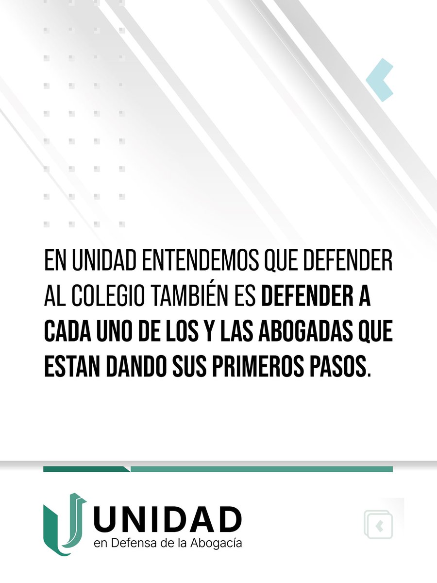 Unidad en Defensa de la Abogacía tweet media