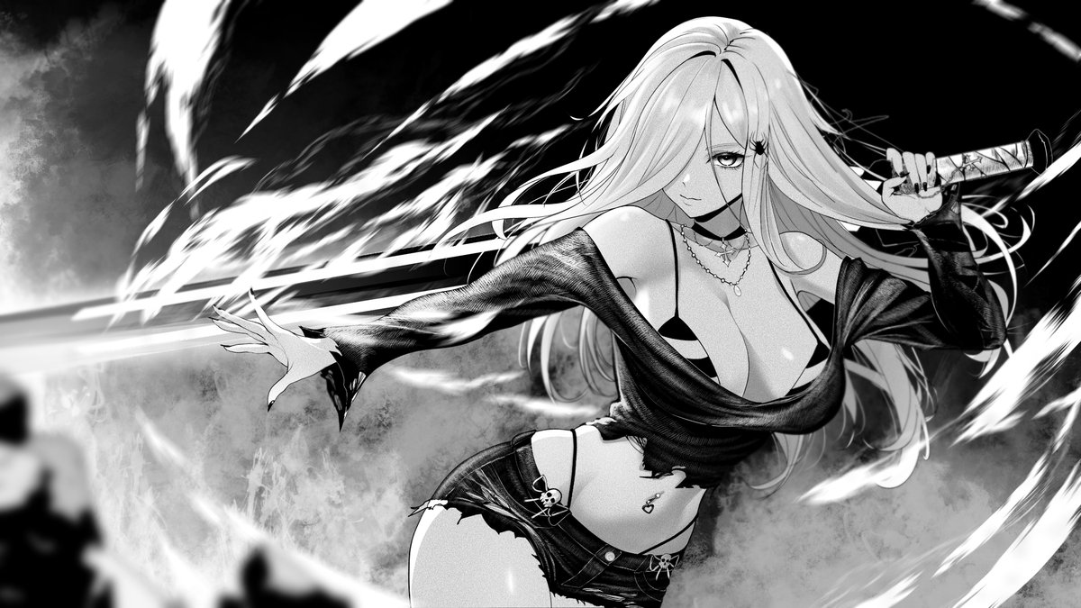 Arizumbado's tweet photo. NEW ART  MONOCHROME COMMISSION   

 #VGenComm #Commission #artmoots https://t.co/oeXKt8WZtM