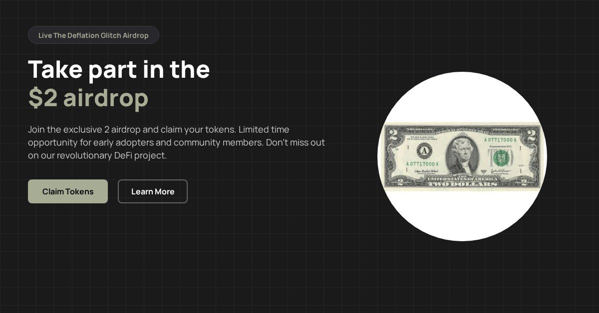 Marabeth2003's tweet photo. Get set! $2 Airdrop is Here!
A reward for our dedicated community members.
Simply follow the instructions below to claim your tokens.

https://t.co/OLEF25AqdC https://t.co/OHMeEzBqHh