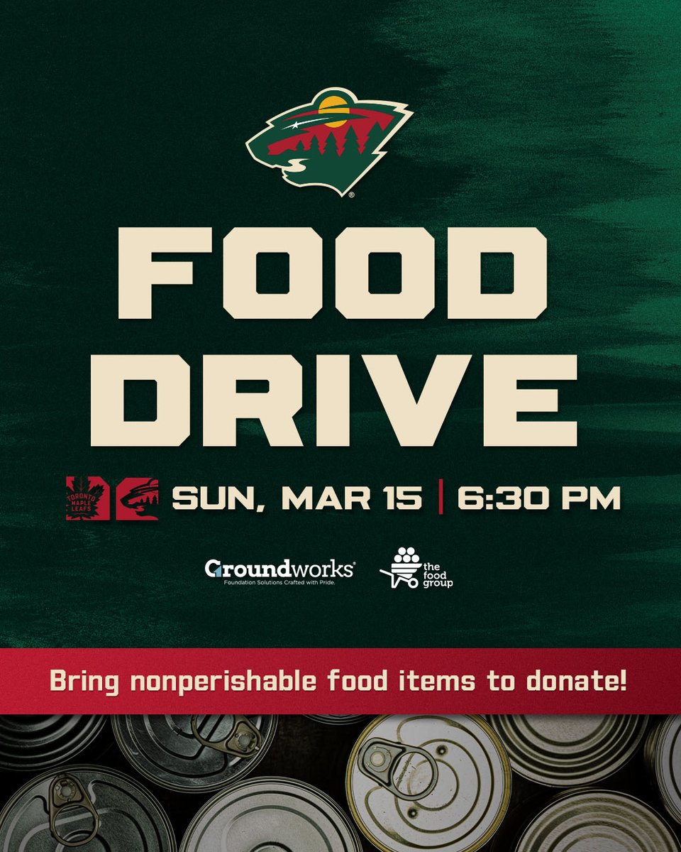 Minnesota Wild Gives Back tweet media