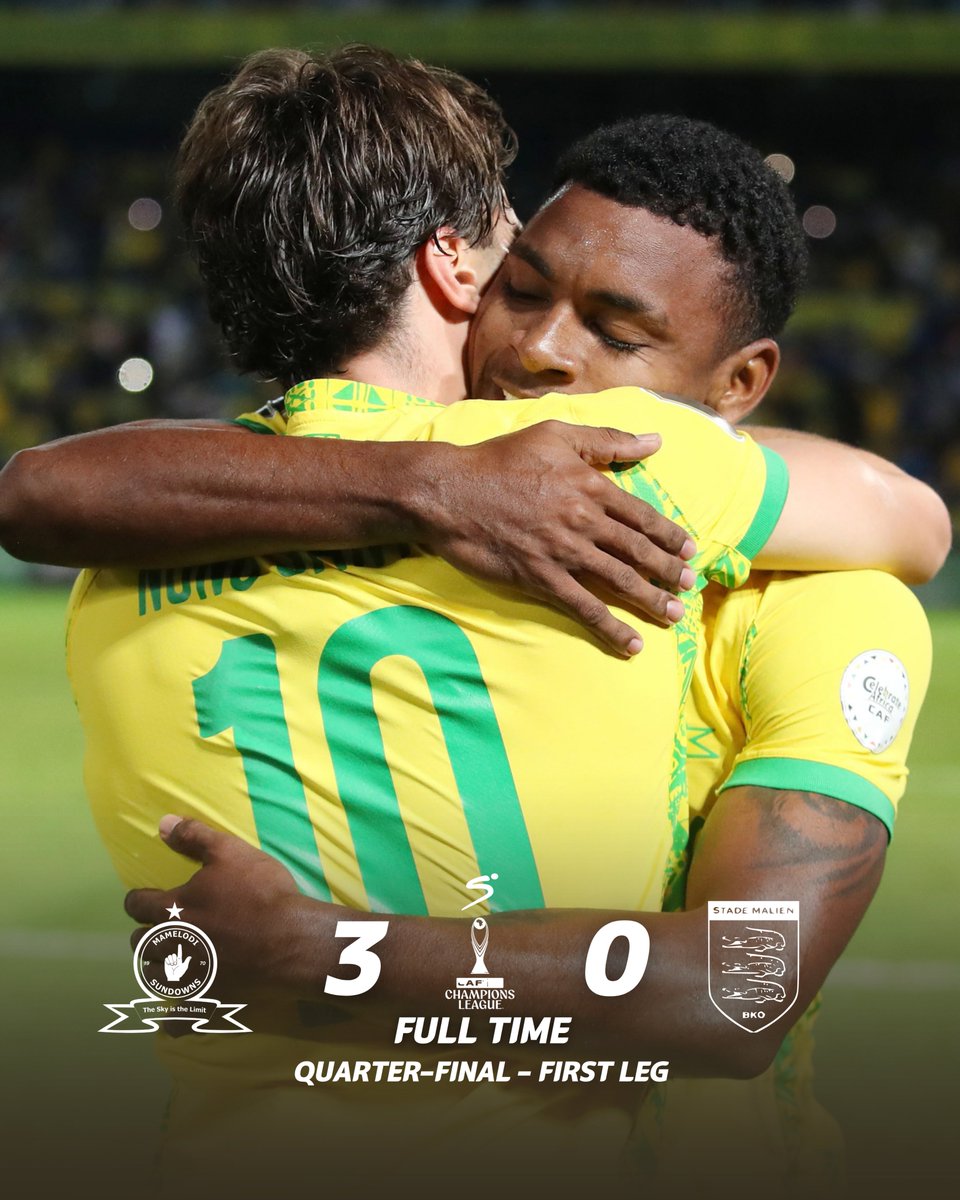 SSFootball's tweet photo. Sundowns take a three-goal lead into the second leg 👏👏

#SSDiski | #TotalEnergiesCAFCL https://t.co/8fpUlRgD4w