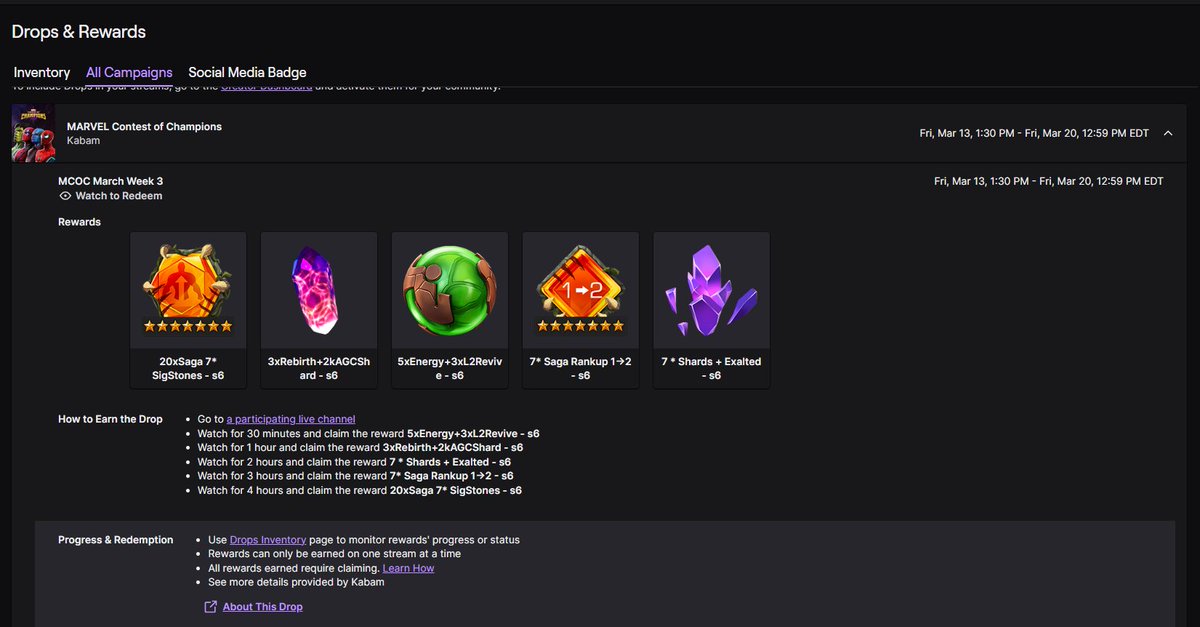 Come follow me on Twitch for the AMAZING Drops! twitch.tv/lefty_knocks