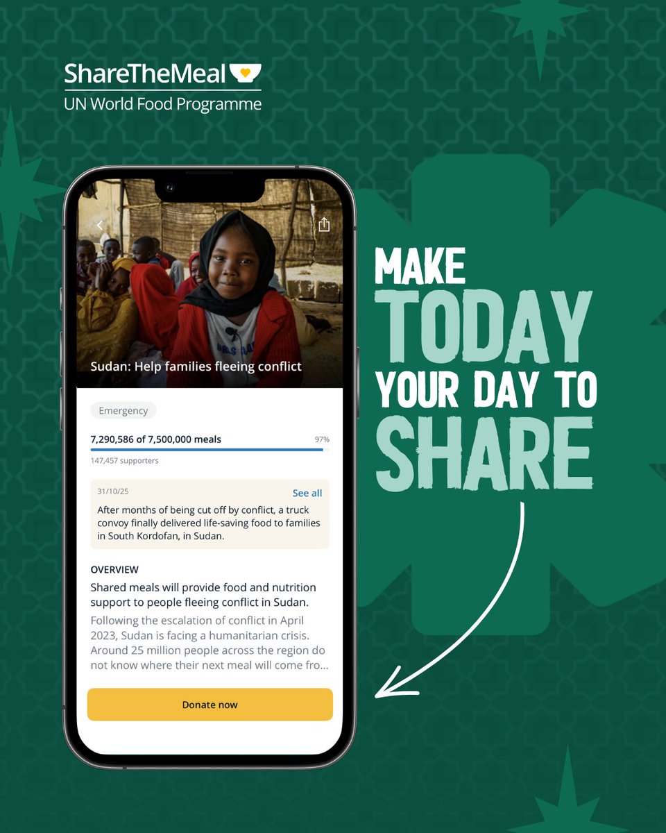 ShareTheMeal - UN World Food Programme tweet media