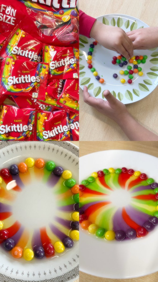 starbank_school's tweet photo. When water met Skittles… science magic happened! 🌈🍬
Year 2 explored dissolving colours and created amazing rainbow patterns #ScienceWeek2026 #WeAreStar https://t.co/Hvhzs05IVD