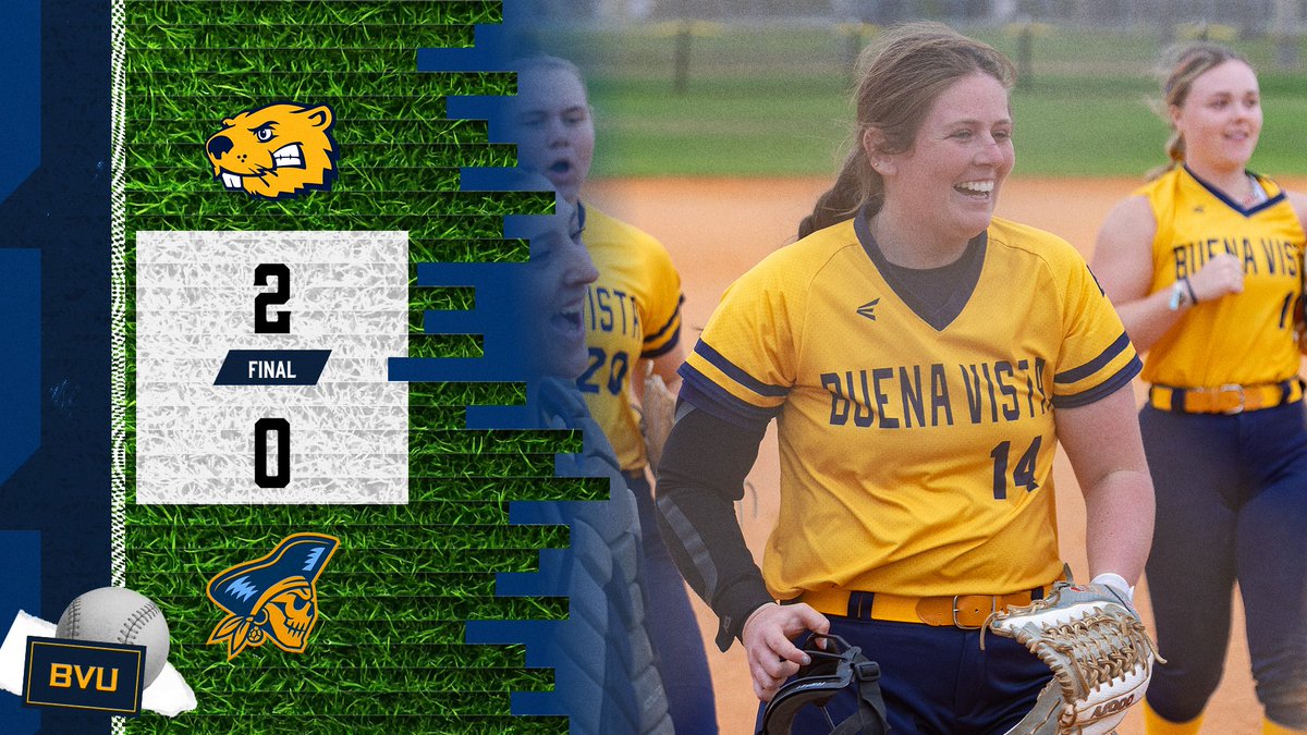BVUSoftball's tweet photo. Beavers take game one against Beliot! A solid defensive effort from BVU, including a complete game from Kali Irlmeier on the mound.

Coming up: our final game in Florida, taking on Gordon College. #d3softball #BeaversBuild https://t.co/LU0kDL1qGc