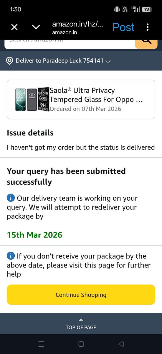 js_mech's tweet photo. @AmazonHelp @amazonIN Fyr https://t.co/p7i89L0ywC