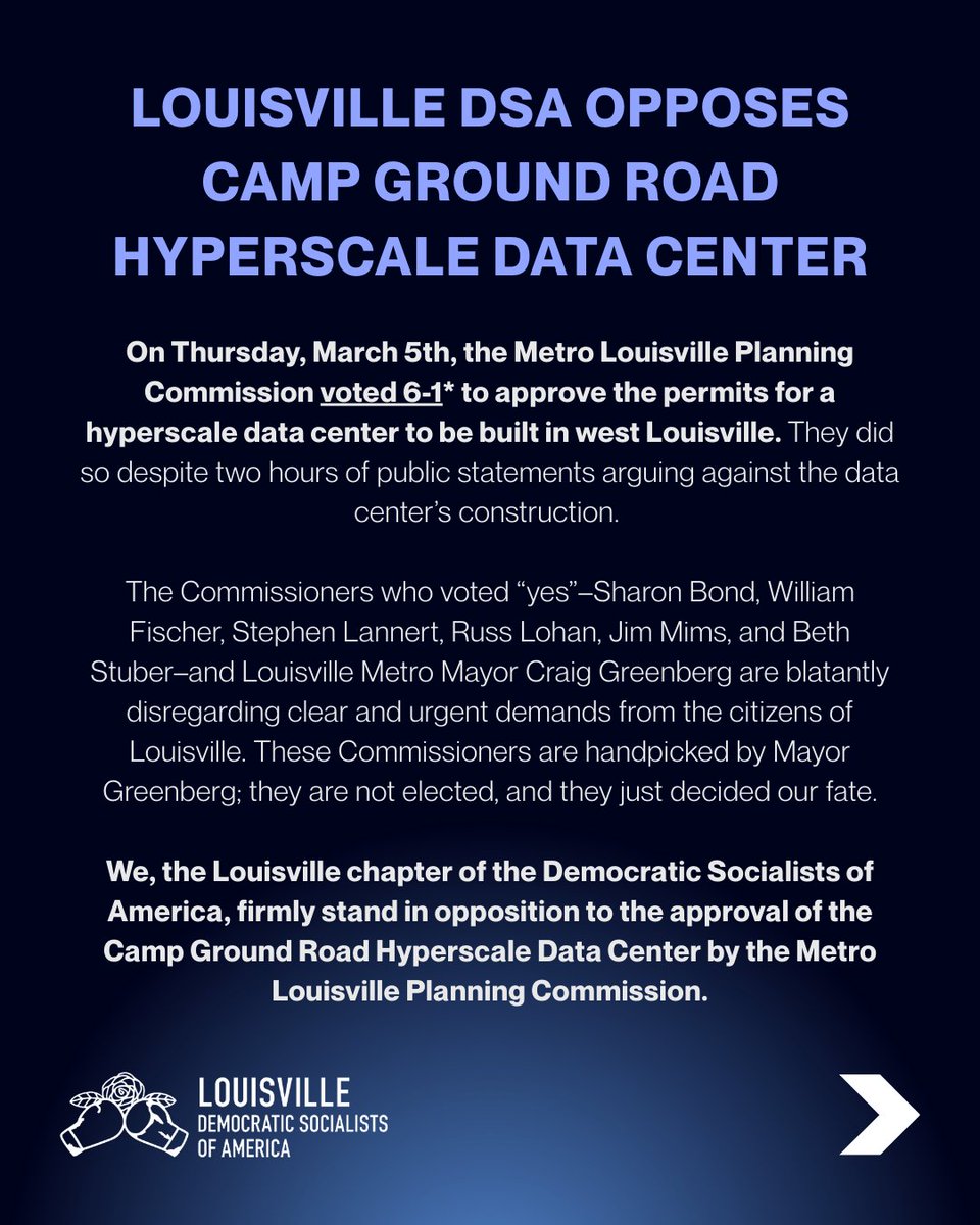Louisville DSA 🌹 tweet media